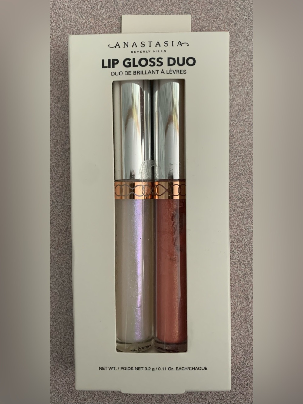 Anastasia Beverly Hills Lip Gloss Duo - Iridescent Pearl & Warm Nude